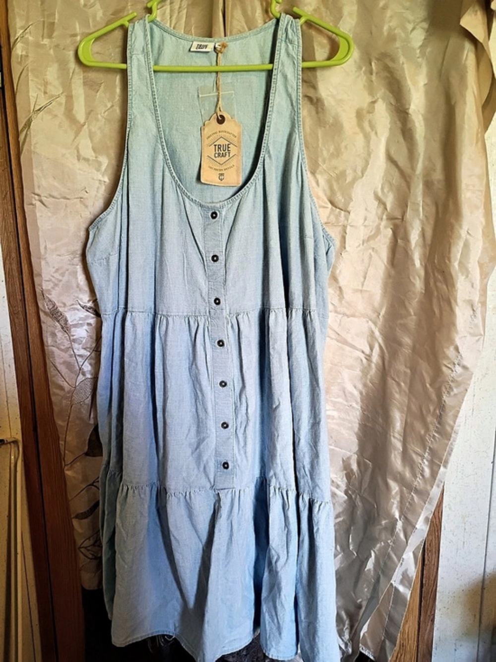 True Craft Maxi Dress Blue Size 3X NWT